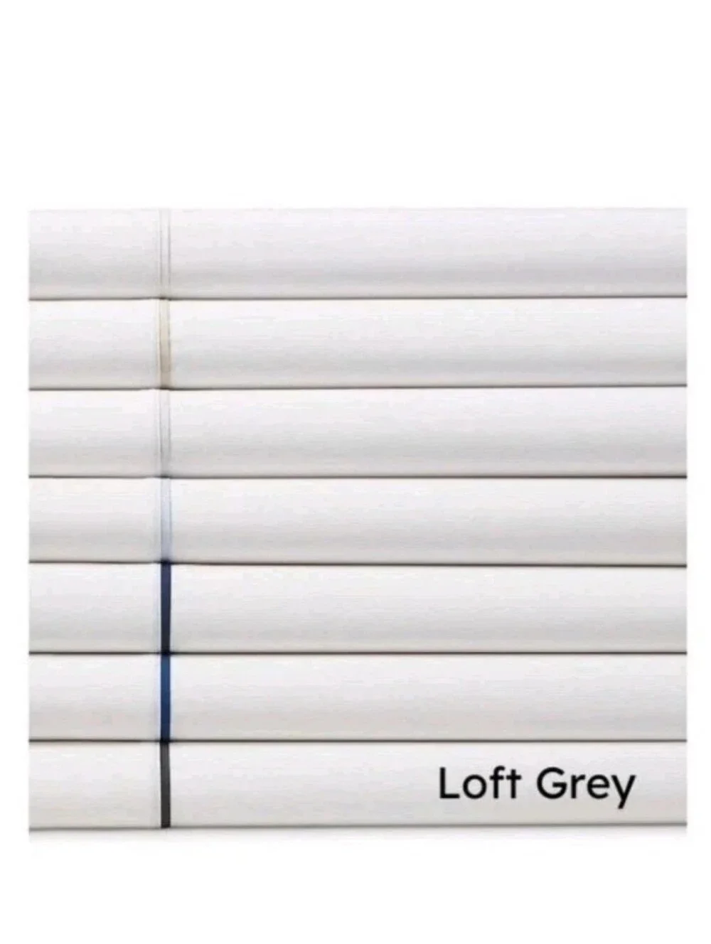 BRAND NEW RALPH LAUREN Organic Cotton Percale Palmer Twin DUVET COVER Loft Grey